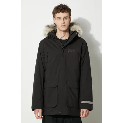 Zdjęcie Helly Hansen kurtka REINE PARKA męska kolor czarny przejściowa 53630