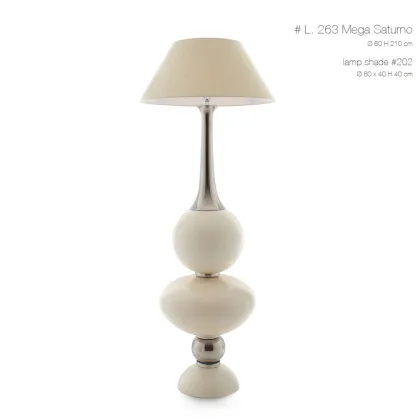 Picture Large ceramic lamp Luxury Products store, 210 cm