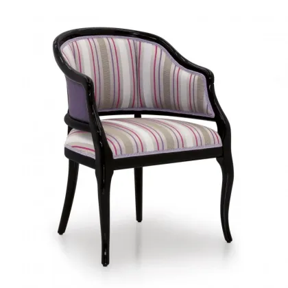 Zdjęcie Kolorowy elegancki fotel o strukturze drewna bukowego - Sevensedie