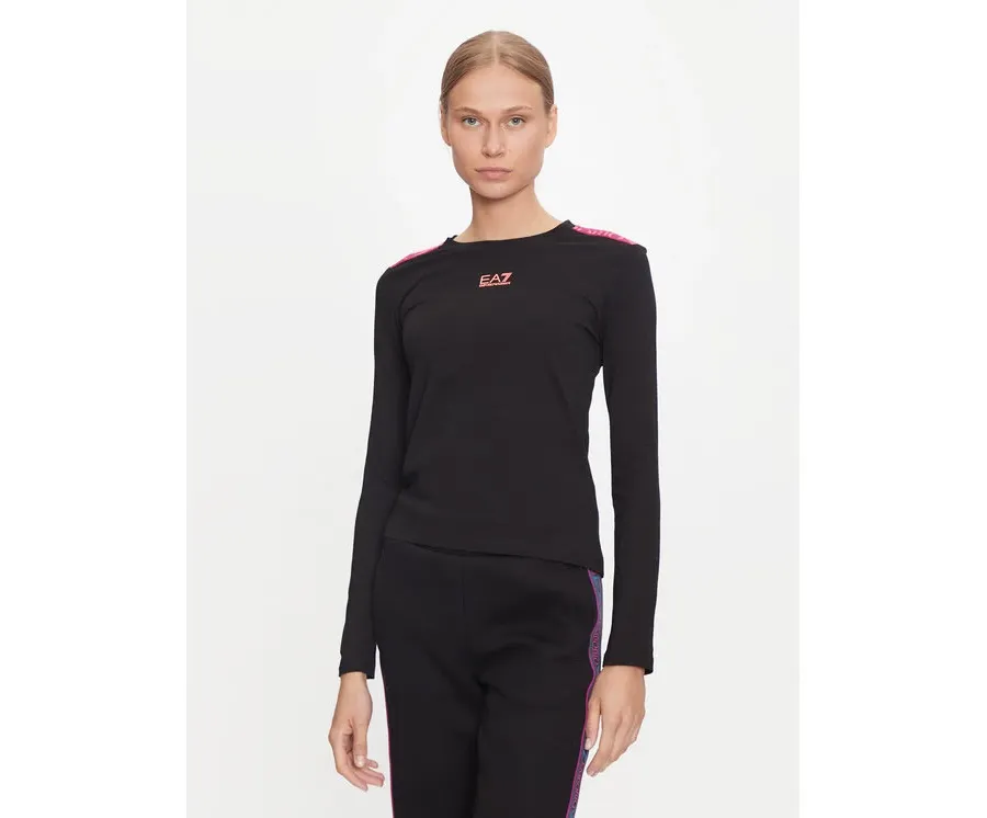 obrazek 1 EA7 Emporio Armani Bluzka 6DTT16 TJLOZ 1200 Czarny Regular Fit