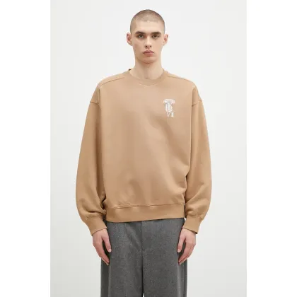 Zdjęcie Carhartt WIP bluza bawełniana Cross Screw Sweat męska kolor zielony z aplikacją I034039.2KCXX