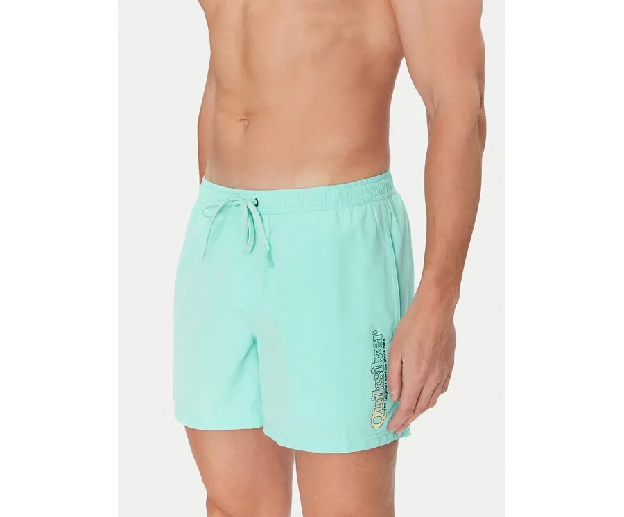 obrazek 1 Quiksilver Szorty kąpielowe Spl Fineline Volley 15 EQYJV04141 Turkusowy Regular Fit