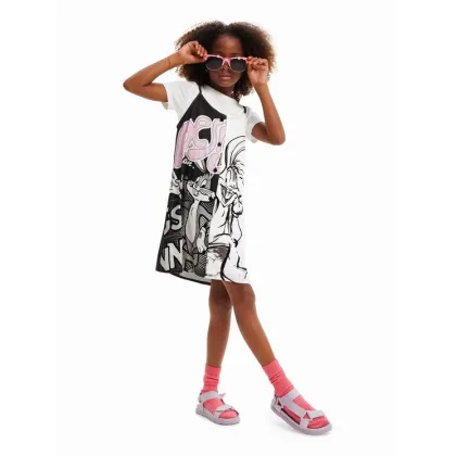 Zdjęcie Desigual Sukienka codzienna 23SGVW03 Biały Regular Fit