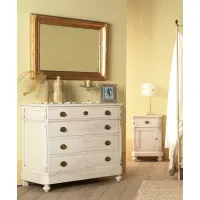 Picture A luxurious set consisting of a chest of drawers and two bedside tables in Provencal style