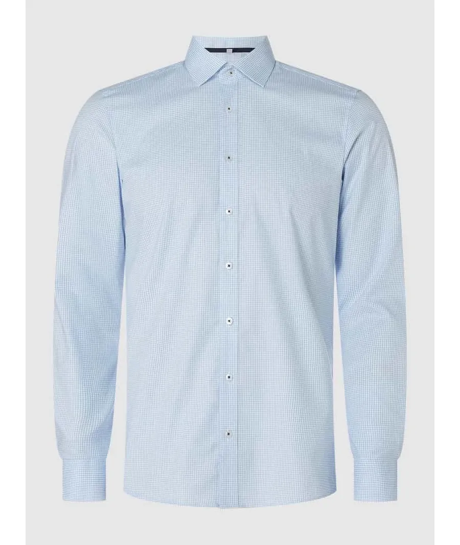 obrazek 1 Koszula biznesowa o kroju slim fit z wzorem w kratkę