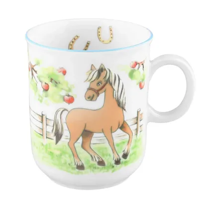 Picture Beautiful porcelain mug with a pony motif - Seltmann Weiden
