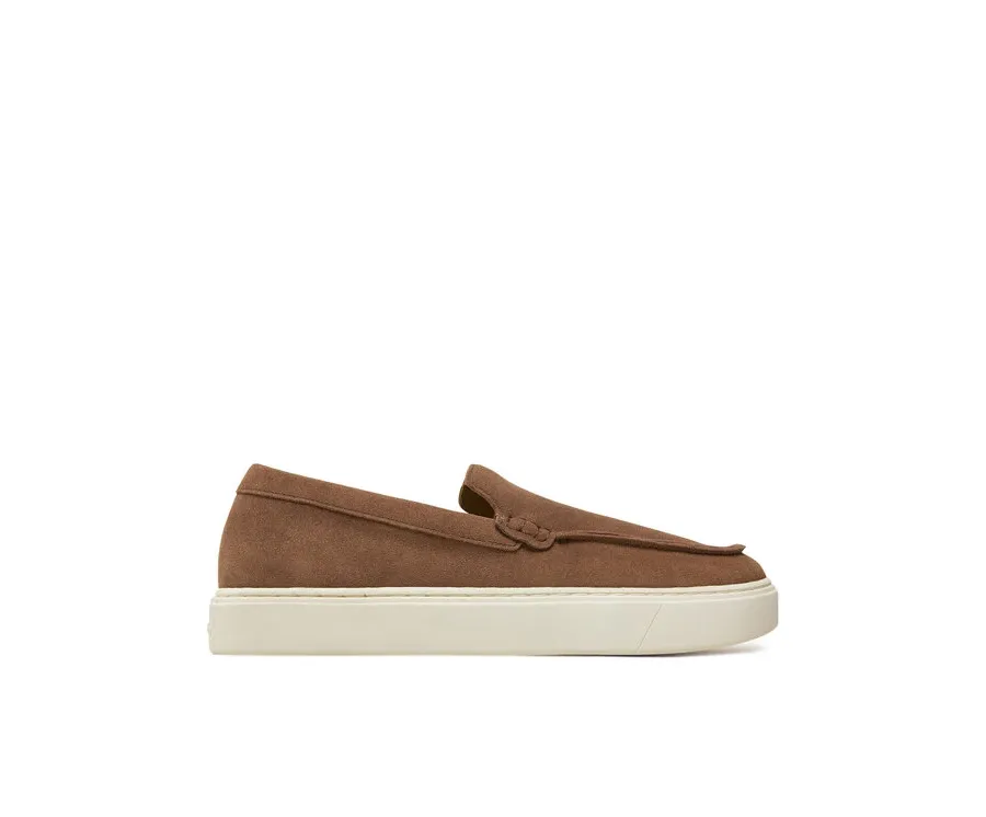 obrazek 1 Calvin Klein Półbuty Moccasin Suede HM0HM01794 Brązowy