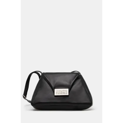 Zdjęcie MM6 Maison Margiela torebka skórzana kolor czarny SB5ZH0020