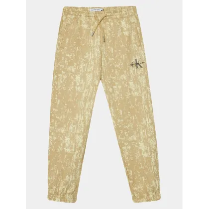 Zdjęcie Calvin Klein Jeans Spodnie dresowe Second Skin IB0IB01932 Beżowy Relaxed Fit