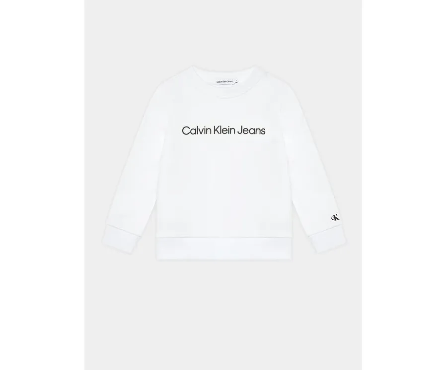 obrazek 1 Calvin Klein Jeans Bluza IU0IU00581 D Biały Regular Fit