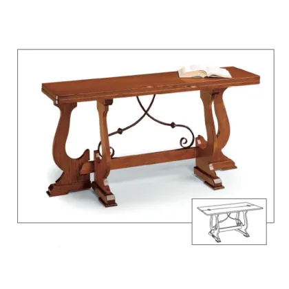 Zdjęcie Fantastyczny stół / konsola rozkładany jak książka, 160cm - Fratelli Mirandola