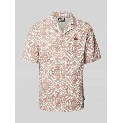 Zdjęcie Koszula casualowa o kroju regular fit ze wzorem na całej powierzchni model ‘MELOS’