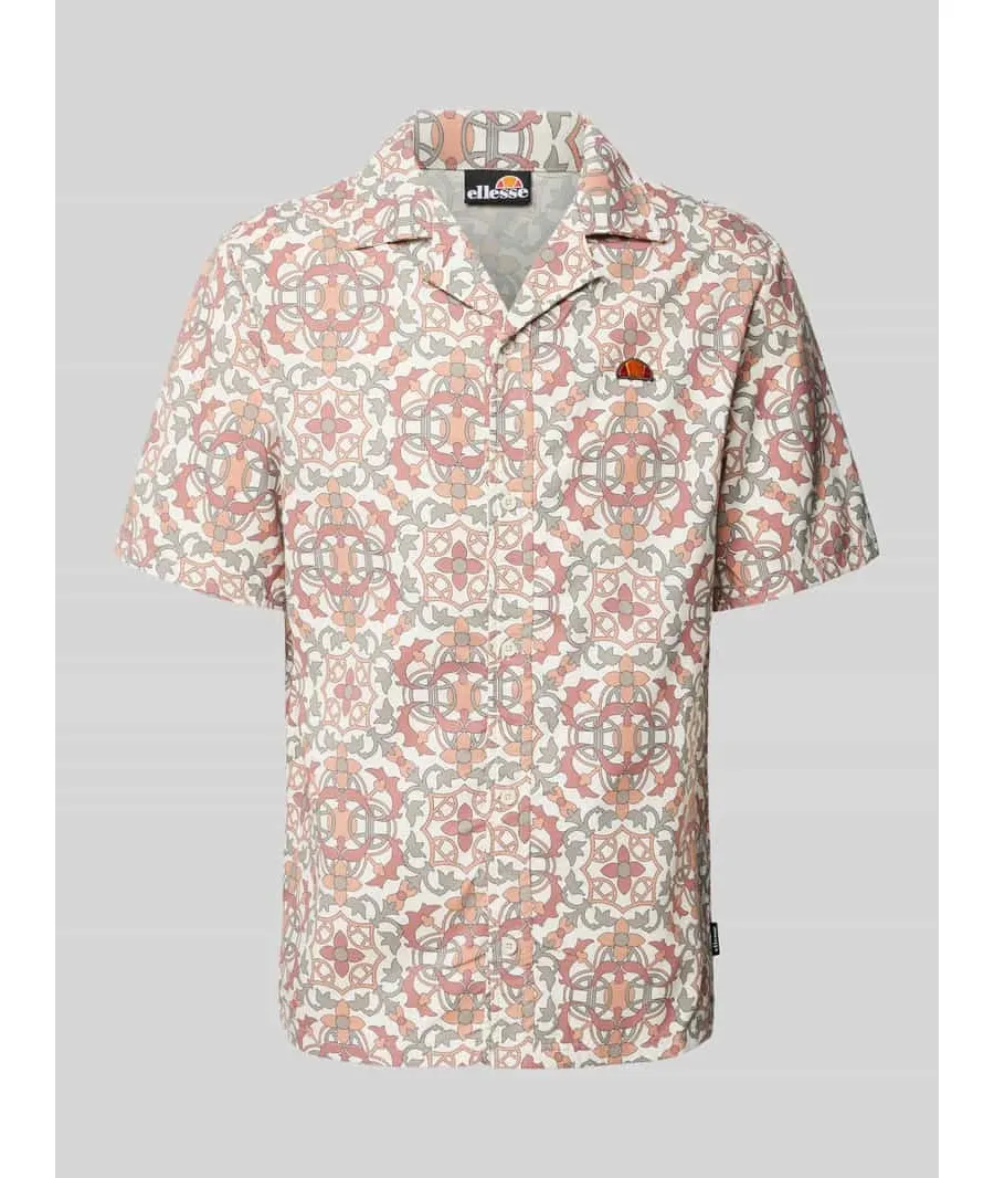 obrazek 1 Koszula casualowa o kroju regular fit ze wzorem na całej powierzchni model ‘MELOS’