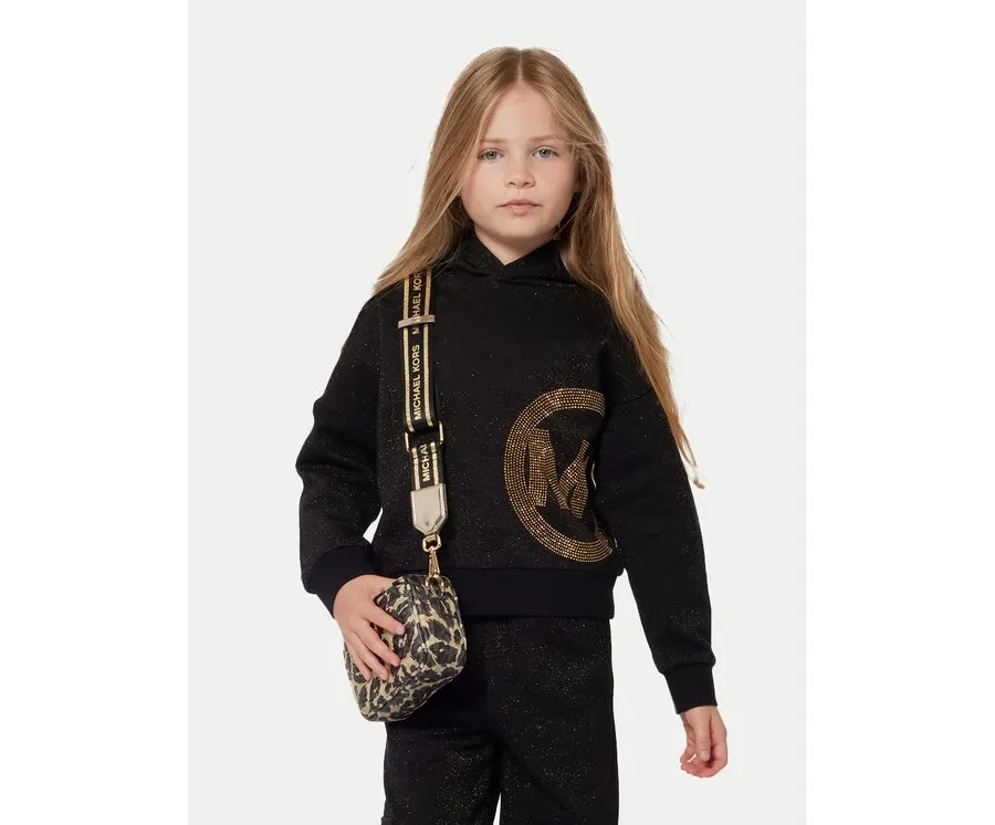 obrazek 1 MICHAEL KORS KIDS Bluza R30154 D Czarny Regular Fit