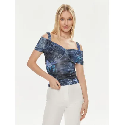 Zdjęcie Guess Bluzka Emily W4GP17 KBAC2 Kolorowy Regular Fit