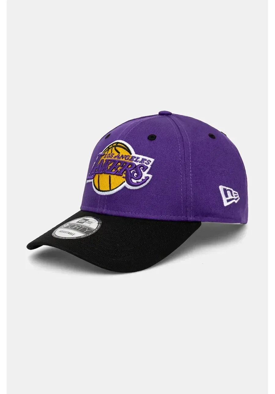 obrazek 1 New Era czapka z daszkiem bawełniana NBA SIDE PATCH 9FORTY® LOS ANGELES LAKERS kolor fioletowy z aplikacją 60565136
