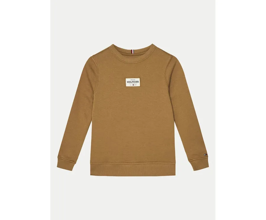 obrazek 1 Tommy Hilfiger Bluza KB0KB09315 Brązowy Regular Fit