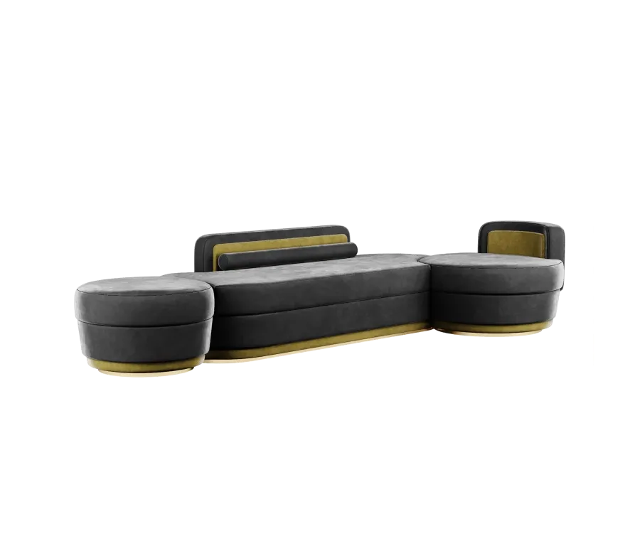 obrazek 2 Luksusowa duża sofa w stylu awangardowym