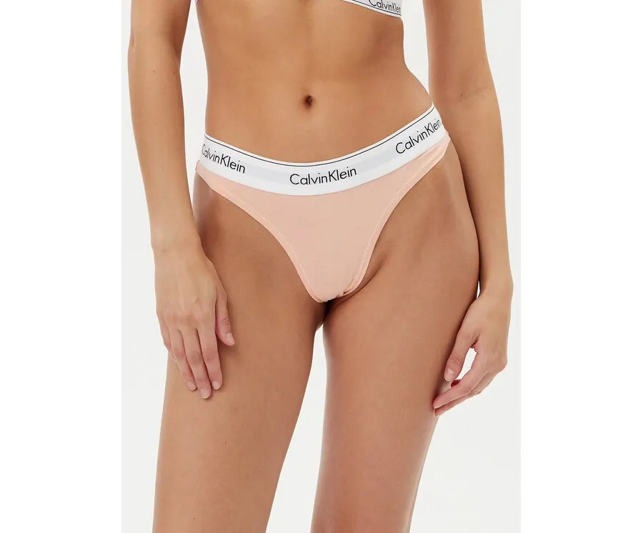 obrazek 1 Calvin Klein Underwear Stringi 0000F3786E Pomarańczowy
