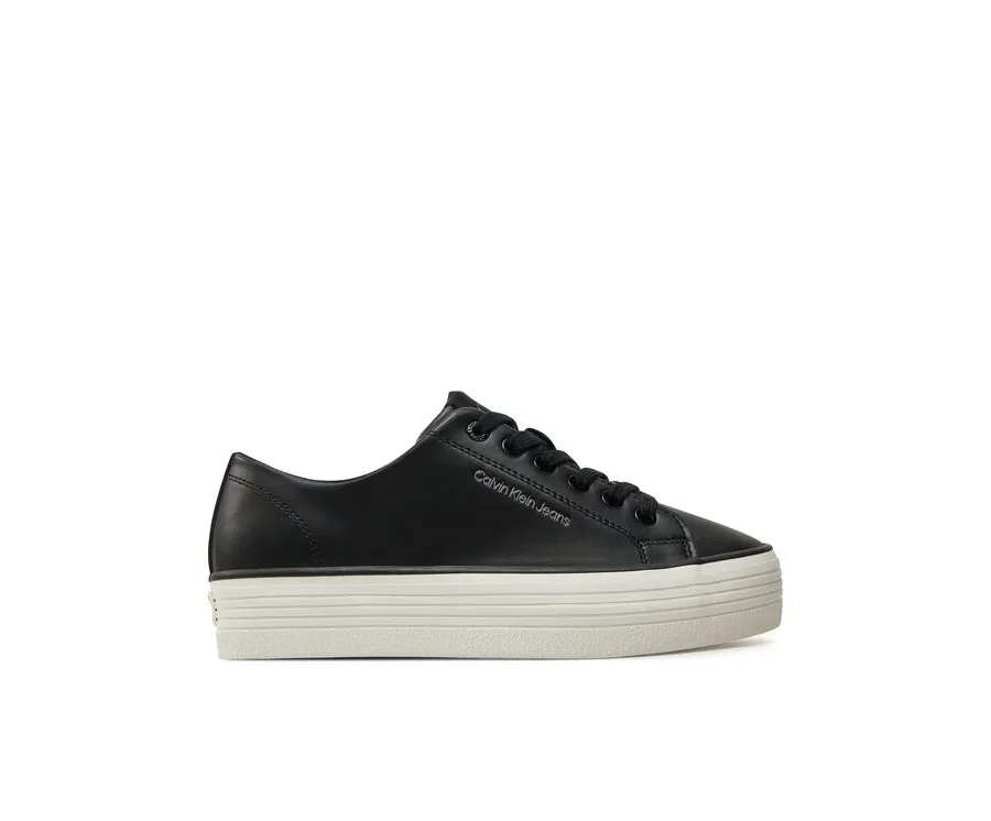 obrazek 1 Calvin Klein Jeans Tenisówki Bold Vulc Flatf Low Lth In YW0YW01633 Czarny