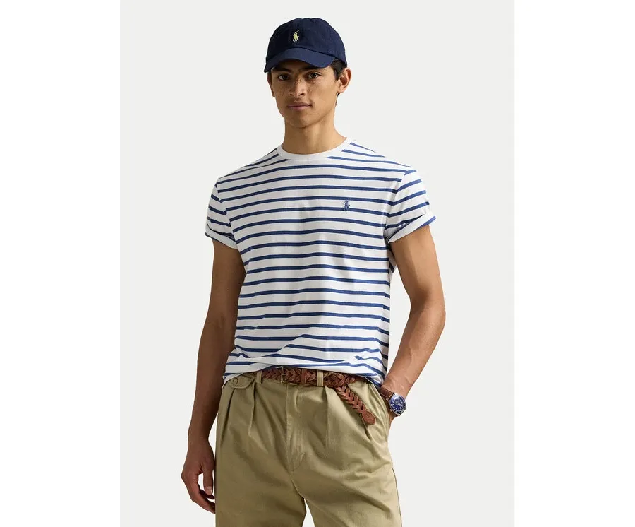 obrazek 1 Polo Ralph Lauren T-Shirt 710938134008 Granatowy Custom Slim Fit