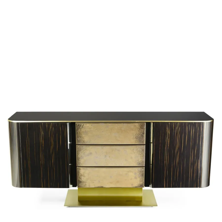 obrazek 1 Komoda z dwoma drzwiami i trzema szufladami H.80xL.180xP.45 cm