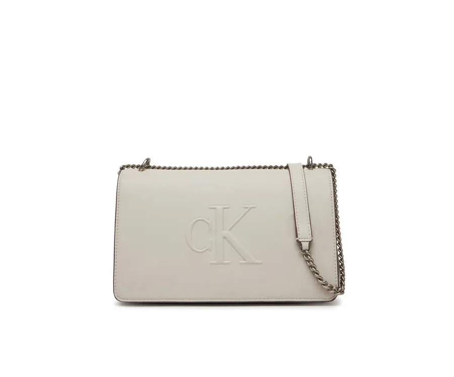 obrazek 1 Calvin Klein Jeans Torebka Sculpted Ew Flap25 Shoulder Bag LV04K3035G Biały