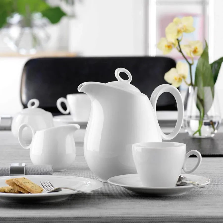 obrazek 4 Niemiecka porcelana – wyjątkowa 30-elementowa zastawa stołowa - Seltmann Weiden