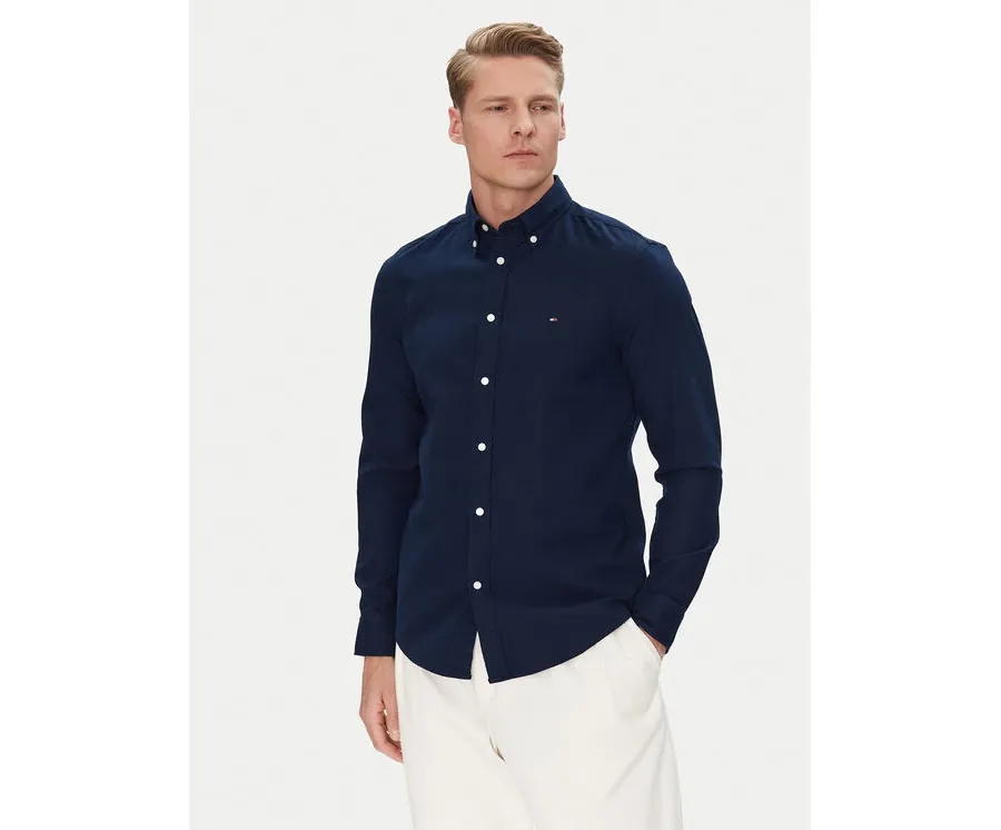 obrazek 1 Tommy Hilfiger Koszula MW0MW38556 Granatowy Slim Fit