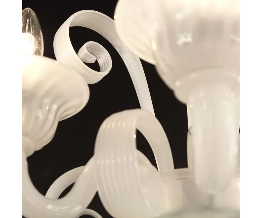 obrazek 3 Luksusowa włoska szklana lampa ścienna - szkło murano