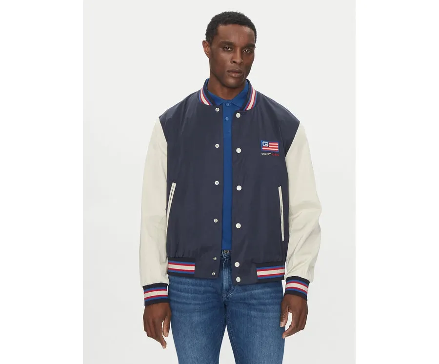 obrazek 1 Gant Kurtka bomber Varsity 7006519 Granatowy Regular Fit