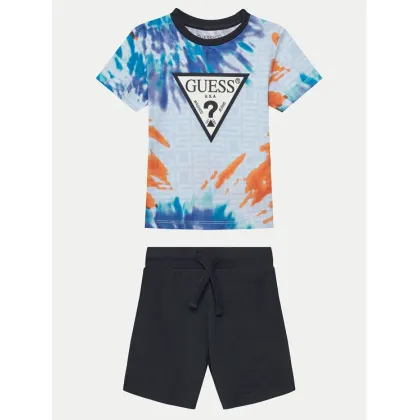 Zdjęcie Guess Komplet t-shirt i spodenki N5GG01 K8HM4 Kolorowy Regular Fit