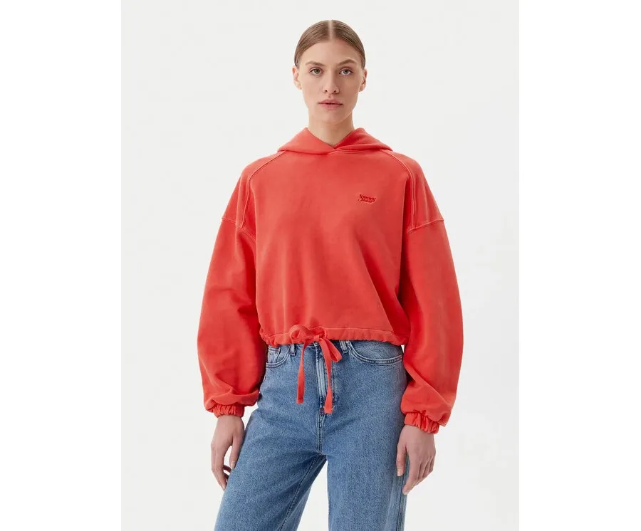 obrazek 1 Tommy Jeans Bluza DW0DW20314 Pomarańczowy Relaxed Fit