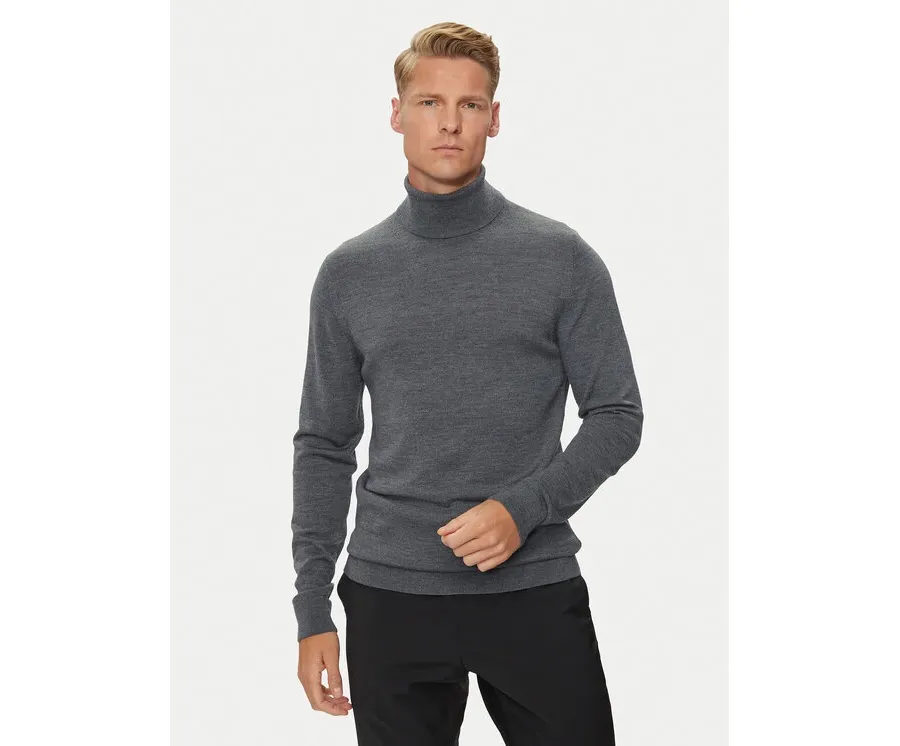 obrazek 1 Calvin Klein Golf K10K110420 Szary Slim Fit