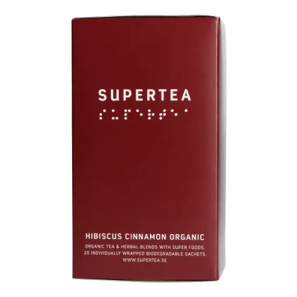 Zdjęcie Teministeriet - Supertea Hibiscus Cinnamon Organic - Herbata 20 Torebek TEMINISTERIET