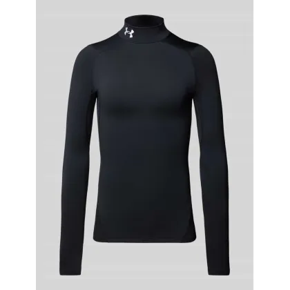 Zdjęcie Bluzka z długim rękawem, stójką i wyhaftowanym logo