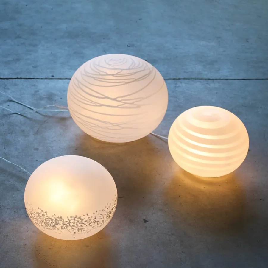 obrazek 2 Kulista lampa Ragnatela z włoskiego szkła