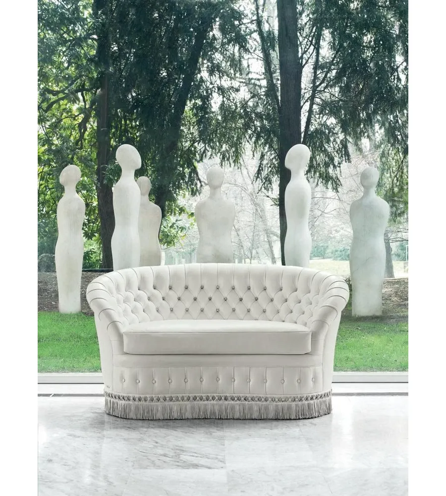 obrazek 1 Klasyczna skórzana sofa wypoczynkowa – Mascheroni