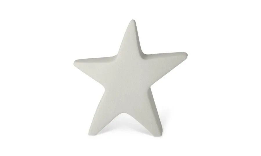 obrazek 5 Ceramiczna dekoracja świąteczna w kształcie gwiazdy