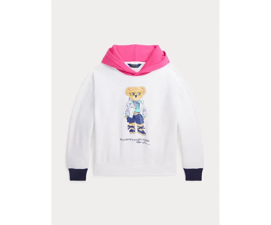 obrazek 1 Polo Ralph Lauren Bluza Bear Hoodie 313926018001 Biały Regular Fit