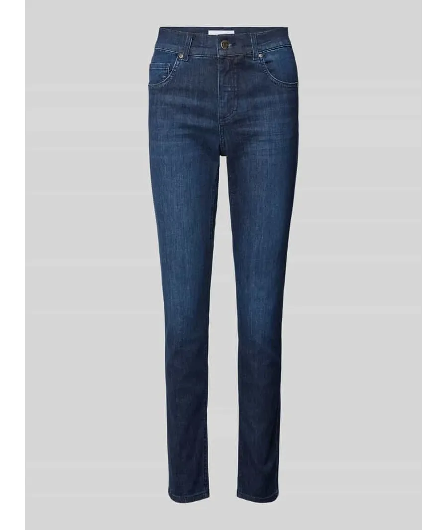 obrazek 1 Jeansy o kroju skinny fit z 5 kieszeniami