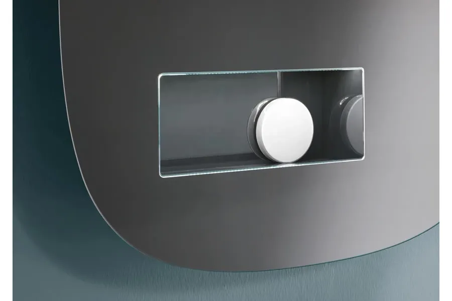 obrazek 3 Luksusowe lustro ścienne wyposażone w praktyczny schowek - Tonelli Design