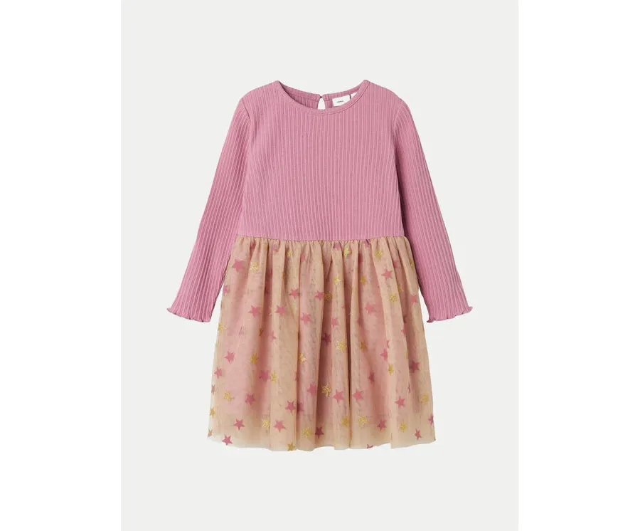 obrazek 1 NAME IT Sukienka codzienna 13236039 Różowy Regular Fit
