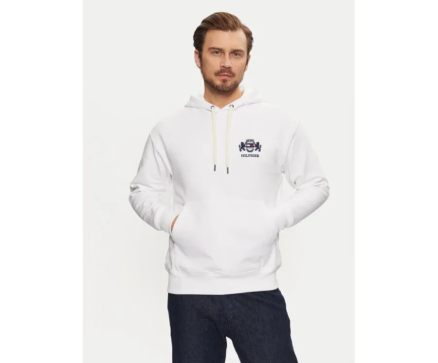 obrazek 1 Tommy Hilfiger Bluza MW0MW37462 Biały Regular Fit