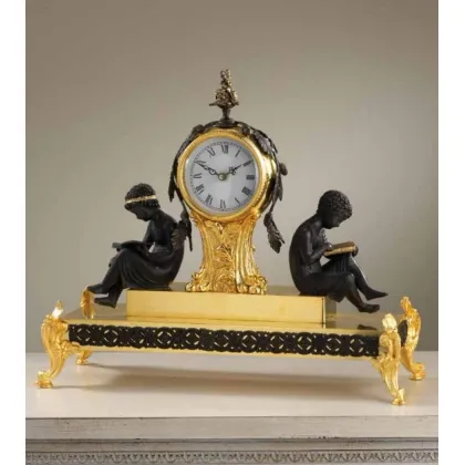 Zdjęcie Prestiżowy włoski zegar ozdobny na biurko