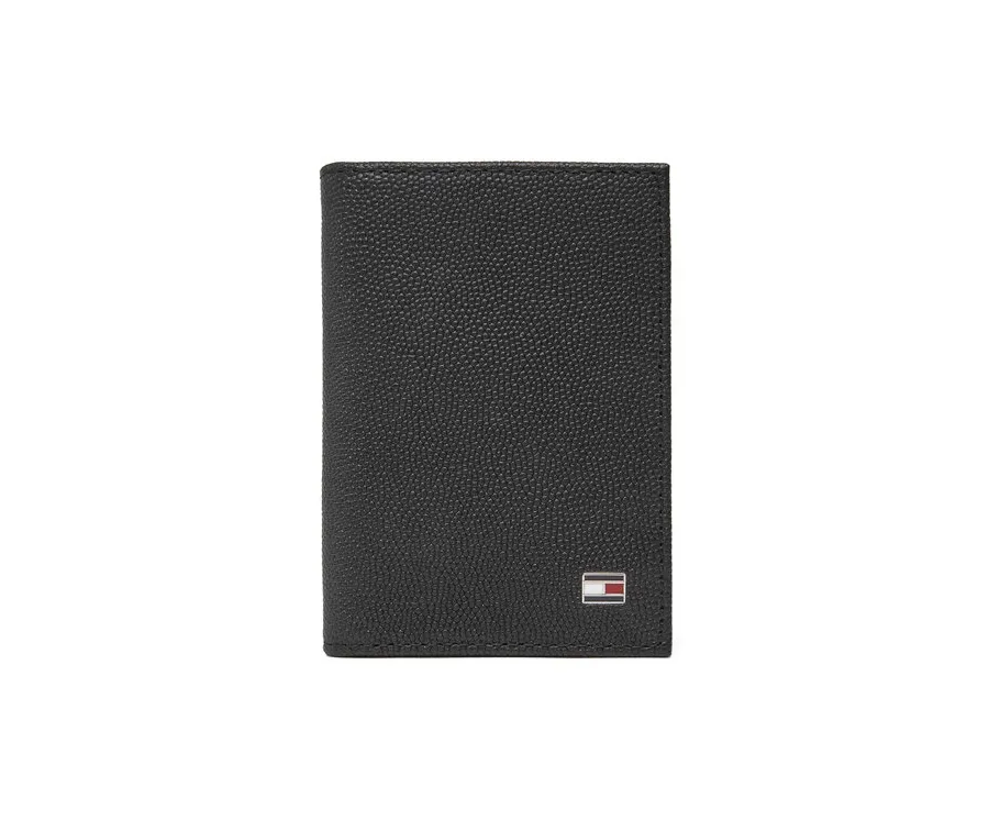 obrazek 1 Tommy Hilfiger Duży Portfel Męski Th Flag Bifold AM0AM13522 Czarny