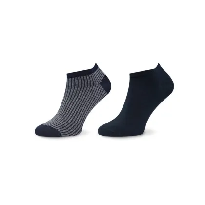 Zdjęcie Tommy Hilfiger Zestaw 2 par niskich skarpet damskich 701222650 Granatowy