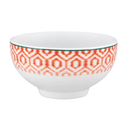 Zdjęcie Stylowa porcelanowa miska na warzywa Fiji z geometrycznym motywem ozdobnym - Vista Alegre
