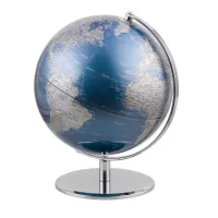 Picture Classic Planet globe on a chrome base