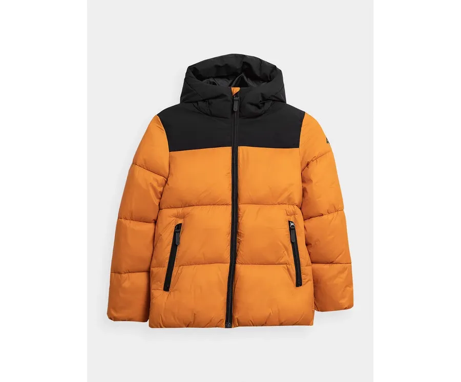 obrazek 1 4F Kurtka zimowa 4FJAW23TDJAM274 Pomarańczowy Regular Fit